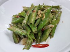 虾酱炒四角龙豆-帕蓝·暹罗料理(大学路店)