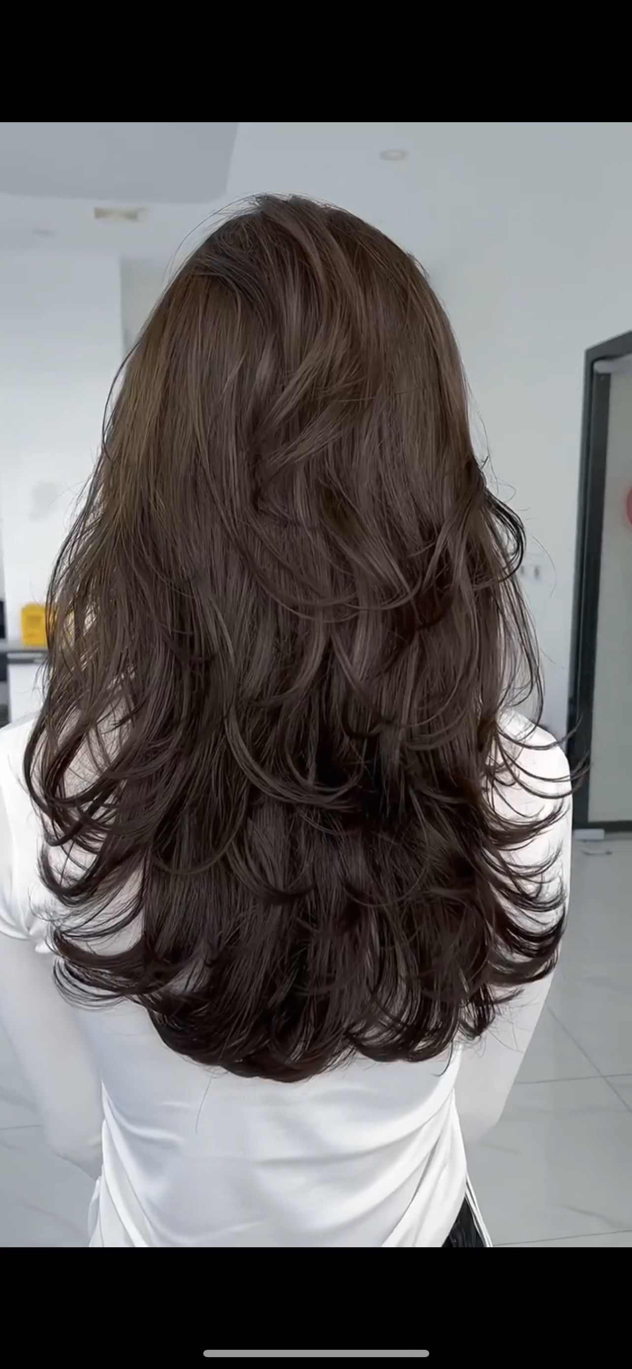 中长发层次感卷发