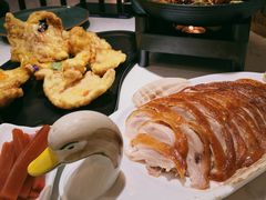 干香茶树菇五花肉-老镇春饼(济宁万达店)