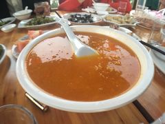 南瓜粥-丫丫蟹庄·苏式园林农家乐·阳澄湖大闸蟹(阳澄湖莲花岛店)