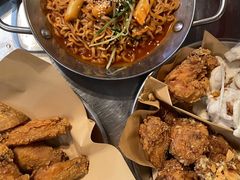 辣子鸡拉面-富乐满韩国正宗炸鸡韩国料理(虹泉路店)