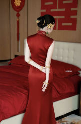 -禾米旗袍妈妈装礼服定制(嘉业国贸店)
