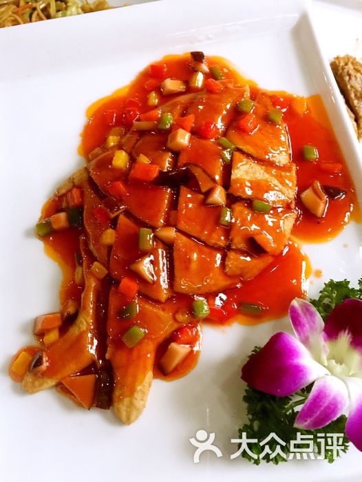 涌泉寺斋菜馆糖醋素鱼图片 - 第9张