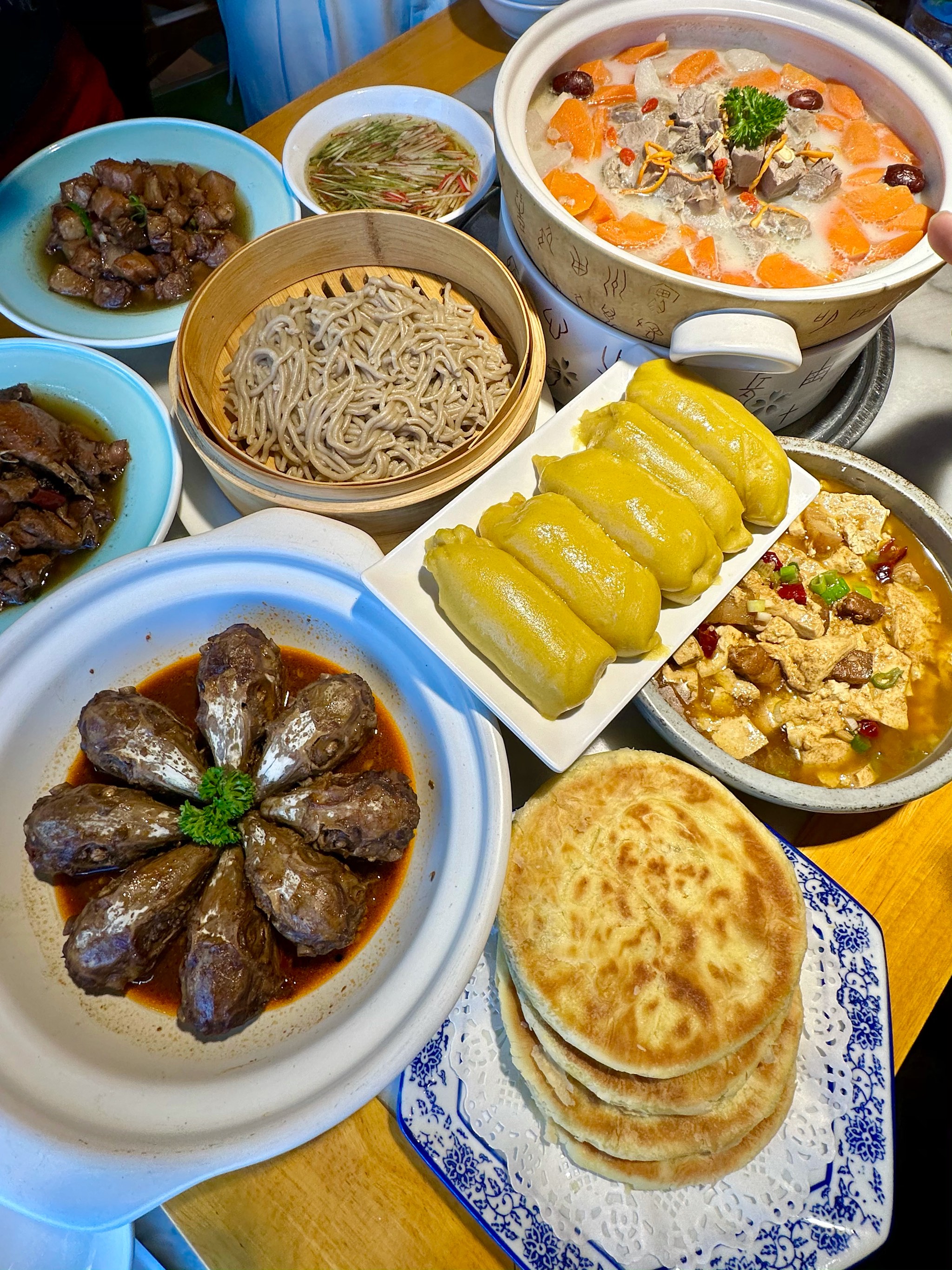 大同仿古街美食图片