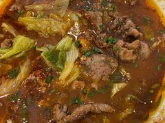 水煮牛肉-金豆角砂锅焖面(安贞店)