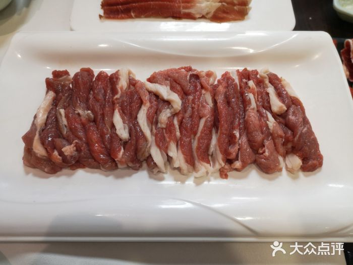 北京东来顺(岳家嘴店)手切鲜羊肉图片