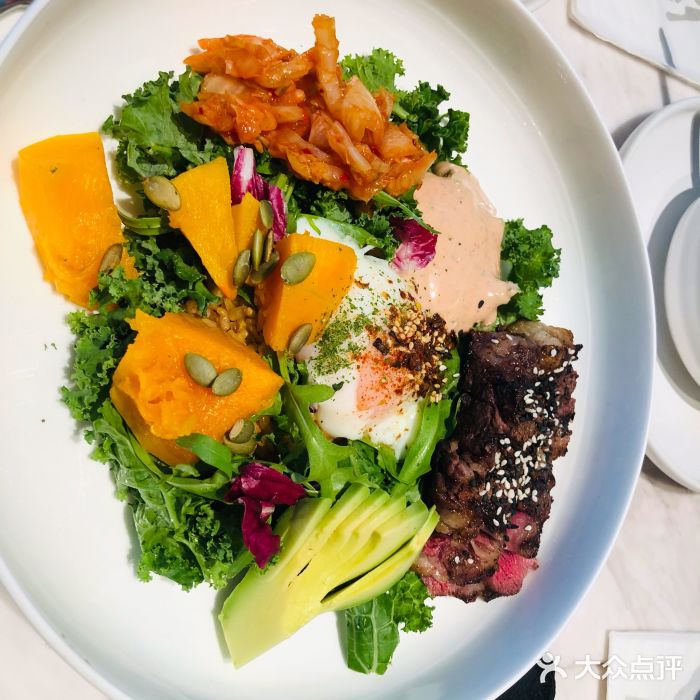 bco豆库(彩虹漾店)韩式烤牛肉泡菜色拉图片