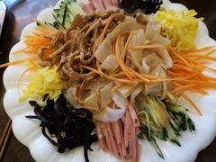 肉丝拌拉皮-洁神饭庄·海鲜·青岛菜·30年老字号(五四广场店)