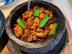 石锅杭椒牛蛙-桂满陇天书(南京德基旗舰店)