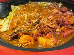 东北铁锅炖有机鱼头-奉天小馆·非遗东北菜(济南万象城店)