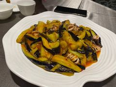 海兔烧茄子-盘锦生态酒店-火锅餐厅