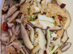 香菇肉片-胖子菜馆(花园餐厅店)