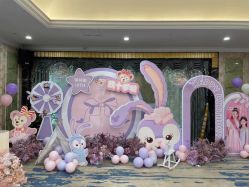 -团子宝宝宴派对百日宴生日布置策划·求婚策划·气球布置别墅民宿