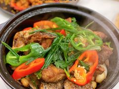 啫啫三文鱼头煲-避风塘·金牌店·夜宵(金玉兰店)