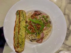 奶油蘑菇培根烩面-tato