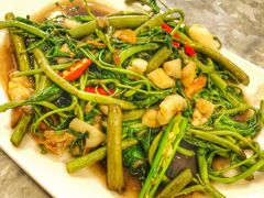 泰式炒含羞草-香蕉叶餐厅(是隆店)