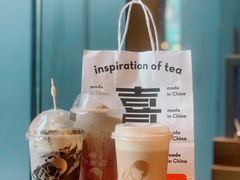 芝麻汤圆豆豆茶-喜茶(上海五角场万达店)