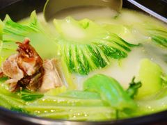 均安烧骨煲大芥菜-龙桥私厨·姜花菊花过桥鱼·顺德菜(容桂店)