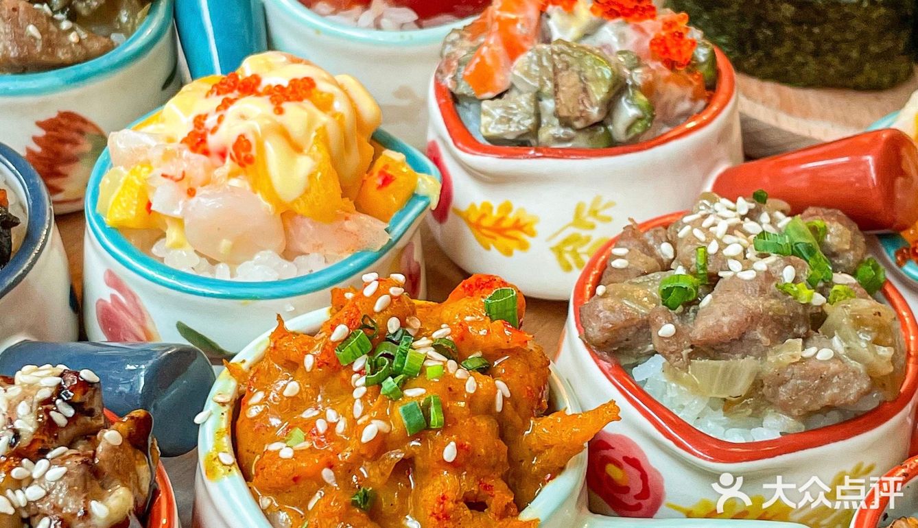 这是寿司脑袋的天堂叭❗️昆明首家超Q一口饭