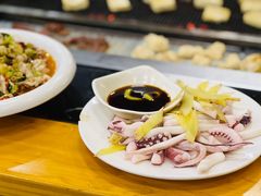 芥末鱿鱼-石屏老字号4号包浆豆腐美食城(泼水广场店)