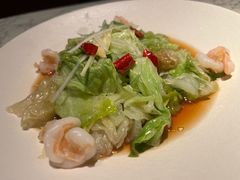 虾仁白灼西生菜-奉天小馆·非遗东北菜(济南万象城店)