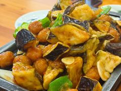 茄子鸡米花-大丰收海鲜地方菜馆