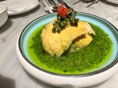 青葱姜蓉嫩鸡-青雅中餐厅(大连金石滩绿发希尔顿度假酒店)