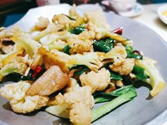 干锅丽水香菇花菜-探花·意境江南菜·唐伯虎文化体验店·松鼠桂鱼(观前店)