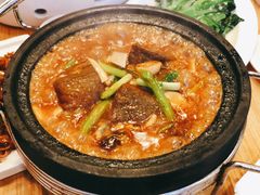 石锅自磨黑豆腐-粤仔湾砂锅粥(广益哥伦布店)