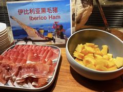 伊比利亚黑毛猪火腿-白天鹅宾馆·流浮阁咖啡厅