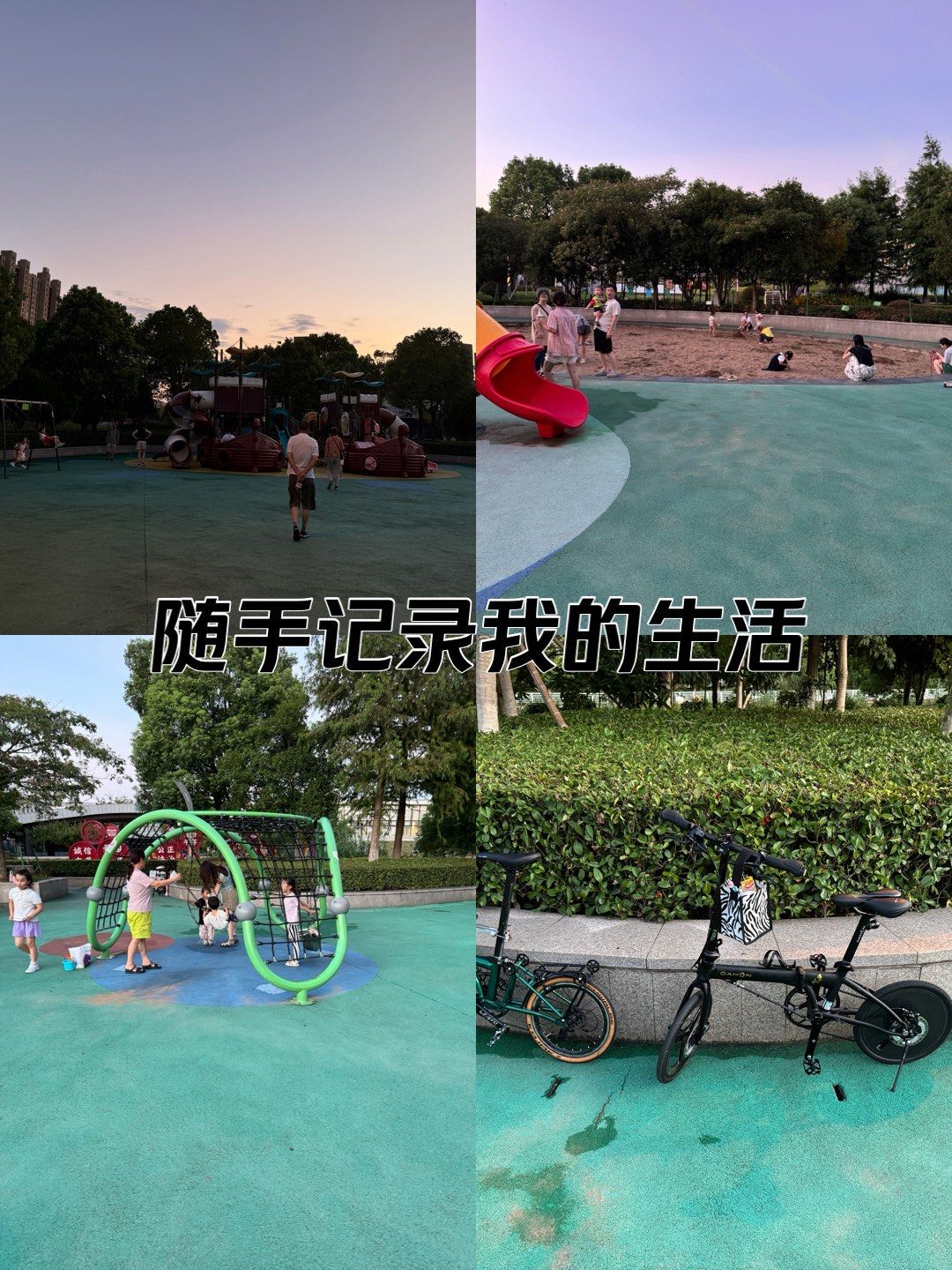 就在「镇海绿轴体育公园」
面积很大 有滑梯 平衡木 秋千 挖沙子