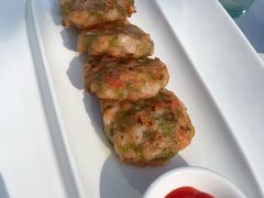 手工黑虎虾饼-白沙码头海鲜广场