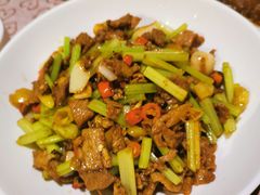 小炒黄牛肉-大鸭梨烤鸭店(花园村店)