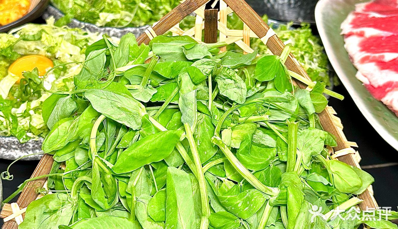 粥底火锅烫豌豆颠这么好吃啊❗️
