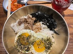 海苔牛肉拌饭-明洞阿姨·韩式酱蟹烤肉·创意料理(三元桥店)