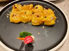山葵沙丹鲜虾球-广州天河合景福朋喜来登酒店 · 聚味轩中餐厅