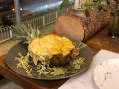 菠萝奶香海虾饭-开间茶馆·围炉煮茶