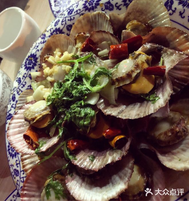 1937青岛老味道·青岛菜(大鲍岛栈桥店)油泼扇贝图片
