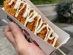 泡面芝士焗热狗-蜜笑芝士热狗