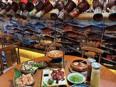 -老滇山寨•云南特色菜•地方菜•民族风情歌舞表演(金碧店)