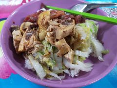 白切鸡拼叉烧饭-中央财经大学-食堂