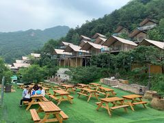 帐篷房用餐区-北京山里寒舍度假酒店
