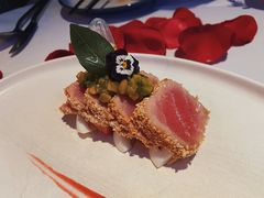 前菜&nbsp;麻香蓝鳍金枪鱼-天玑高空江景餐厅&酒吧Sky Secret Restaurant&Bar