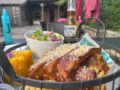 BBQ美式碳烤猪肋排-疯克大象美式烤肉餐厅