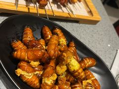 炸蚕蛹-锦州烧烤·纸包鱼(物资学院路店)