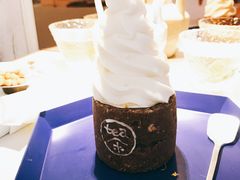 茉莉花冰淇淋-茶是一枝花泡茶店