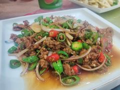 小炒黄牛肉-下梅人家土菜馆(历史文化餐厅度假区店)