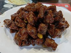 黑椒福果牛肉粒-来顺成饭庄