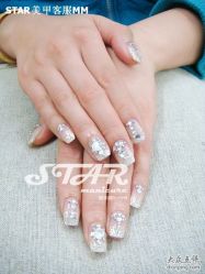 点击看大图 二月特价,本甲闪片渐变128(不含造型)-STAR美甲店