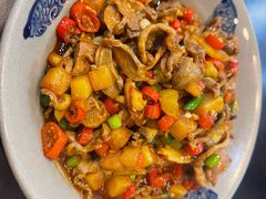 酸辣炒鸡杂-潇湘阁(望京SOHO店)